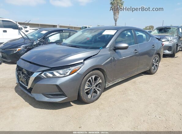 3N1AB8CVXPY308221 2023 NISSAN SENTRA Gray წინა მარცხენა ხედი სამი მეოთხედიდან