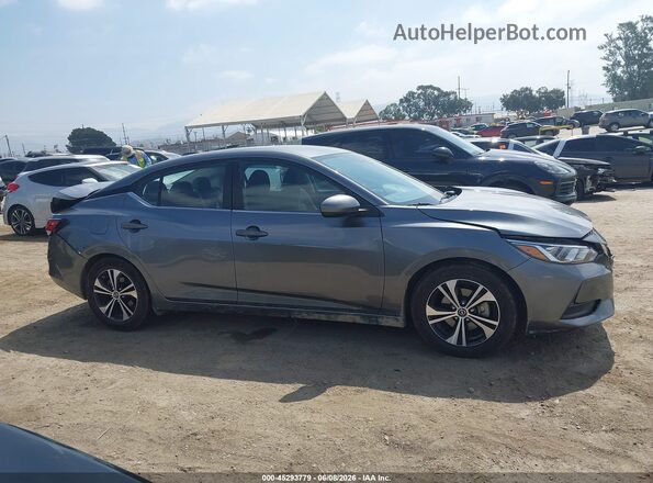 3N1AB8CVXPY308221 2023 NISSAN SENTRA Gray უკანა სალონის ხედი