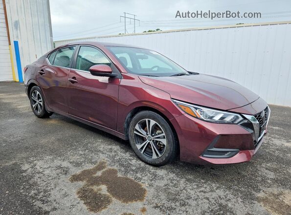 3N1AB8CVXPY309563 2023 NISSAN SENTRA Burgundy 