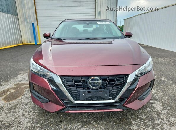 3N1AB8CVXPY309563 2023 NISSAN SENTRA Burgundy 