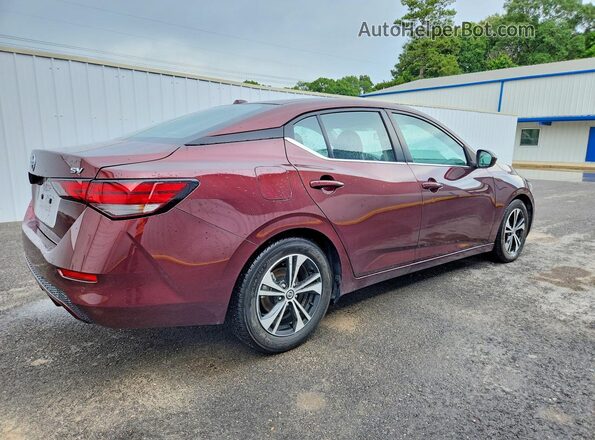 3N1AB8CVXPY309563 2023 NISSAN SENTRA Burgundy 