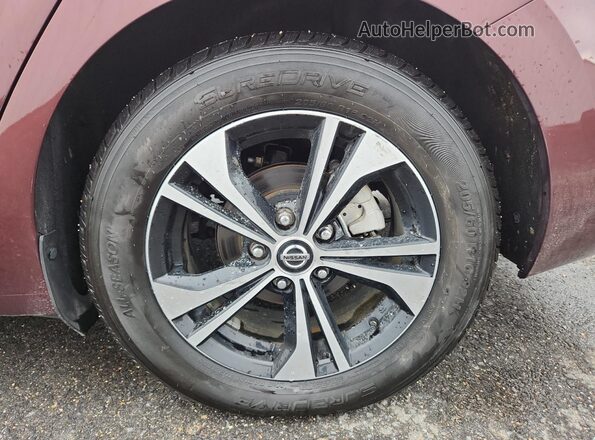 3N1AB8CVXPY309563 2023 NISSAN SENTRA Burgundy 