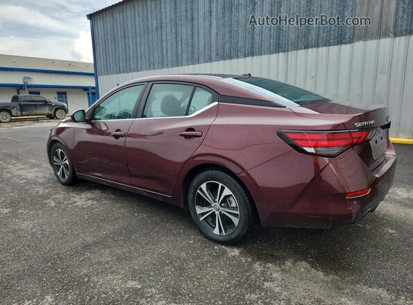 3N1AB8CVXPY309563 2023 NISSAN SENTRA Burgundy 