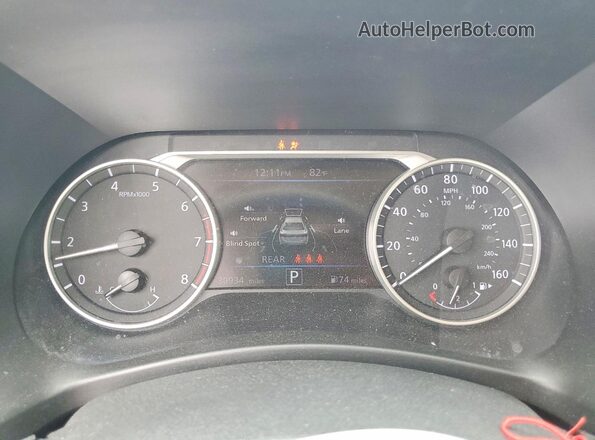 3N1AB8CVXRY343148 2024 NISSAN SENTRA Black ხელსაწყოთა პანელის ხედი