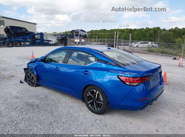 3N1AB8CVXRY382385 2024 NISSAN SENTRA Blue Trasero izquierdo