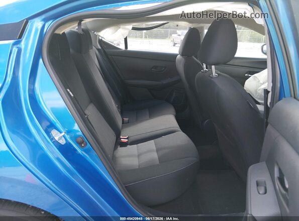 3N1AB8CVXRY382385 2024 NISSAN SENTRA Blue Vista de la etiqueta del VIN