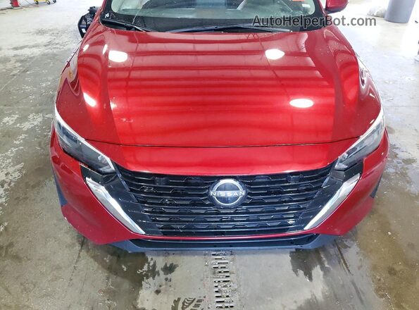 3N1AB8CVXSY209469 2025 NISSAN SENTRA Red Rear interior view