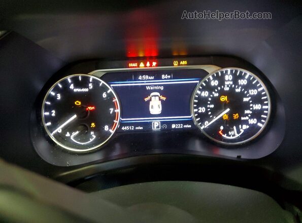 3N1AB8CVXSY209469 2025 NISSAN SENTRA Red Instrument cluster view