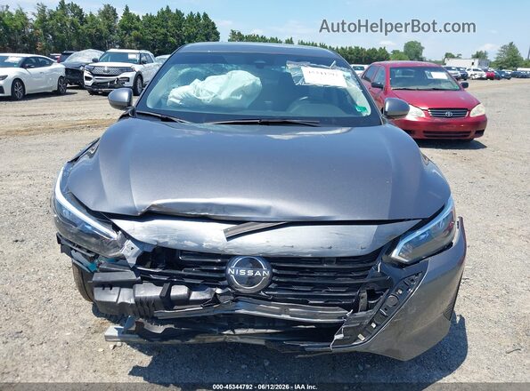 3N1AB8CVXSY227227 2025 NISSAN SENTRA Gray Widok wnętrza z tyłu