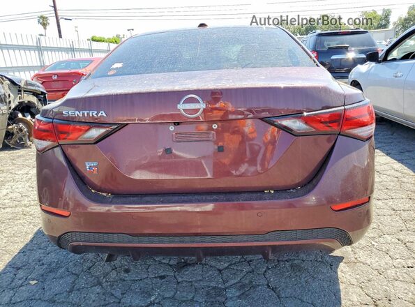3N1AB8CVXSY247459 2025 NISSAN SENTRA Burgundy Vista trasera