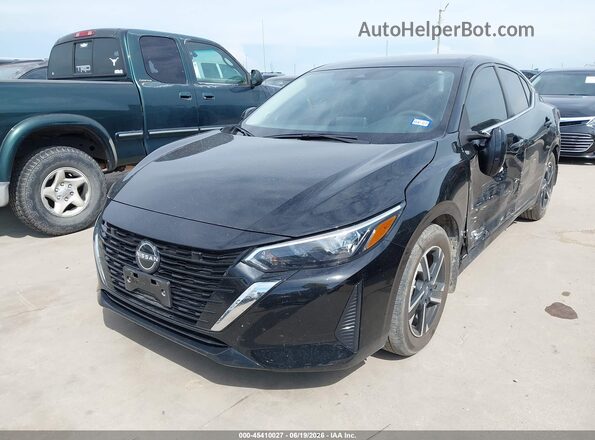 3N1AB8CVXSY266965 2025 NISSAN SENTRA Черный Передняя левая четверть