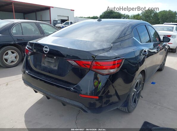 3N1AB8CVXSY266965 2025 NISSAN SENTRA Черный Задняя правая четверть
