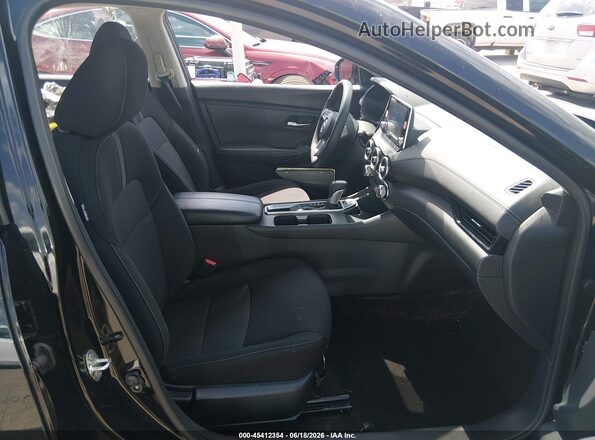 3N1AB8CVXSY291980 2025 NISSAN SENTRA Black წინა სალონის ხედი