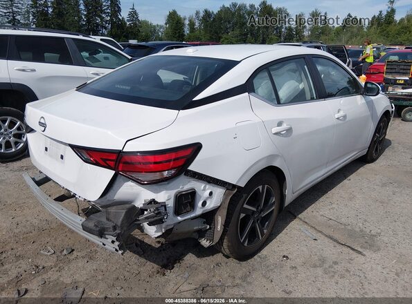 3N1AB8CVXSY308843 2025 NISSAN SENTRA Белый Задняя правая четверть