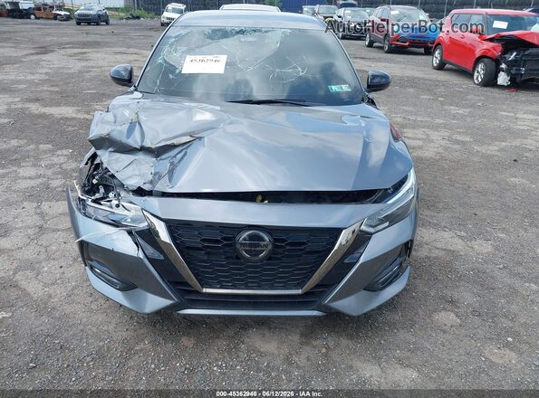 3N1AB8DV0LY267705 2020 NISSAN SENTRA Gray წინა პანელის ხედი
