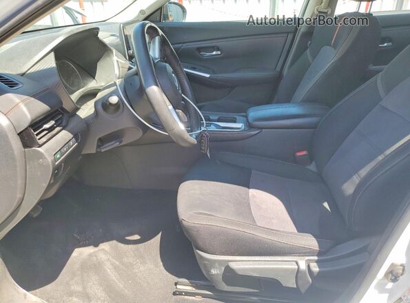3N1AB8DV0MY227934 2021 NISSAN SENTRA White Вид салону спереду