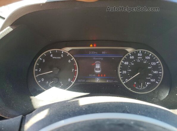 3N1AB8DV0MY227934 2021 NISSAN SENTRA White Вид щитка приладів