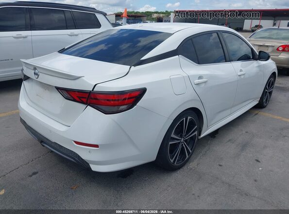 3N1AB8DV0MY258875 2021 NISSAN SENTRA White Tył prawy