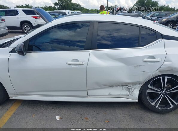 3N1AB8DV0MY258875 2021 NISSAN SENTRA White Widok wnętrza 360 stopni