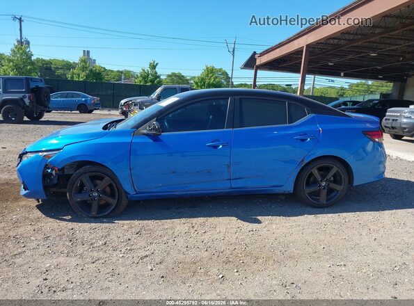 3N1AB8DV0MY263932 2021 NISSAN SENTRA Синий 