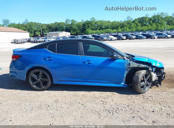 3N1AB8DV0MY263932 2021 NISSAN SENTRA Синий Панорамный вид салона 360°
