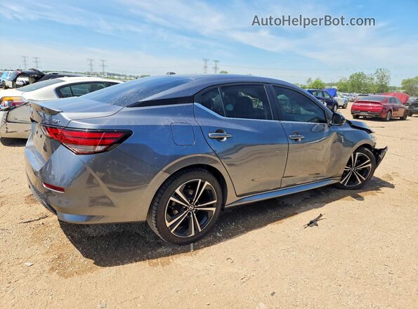 3N1AB8DV0MY316676 2021 NISSAN SENTRA Серый Задняя правая четверть