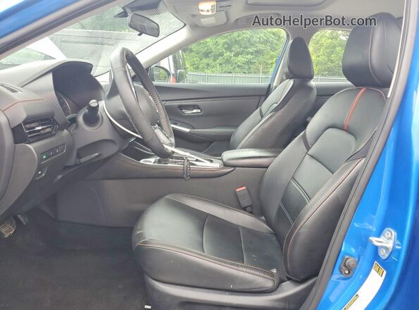 3N1AB8DV0PY321932 2023 NISSAN SENTRA Blue წინა სალონის ხედი