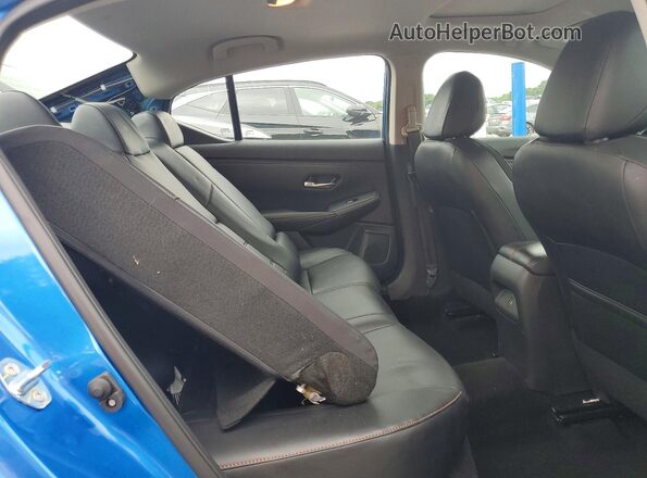 3N1AB8DV0PY321932 2023 NISSAN SENTRA Blue უკანა სავარძლების ხედი