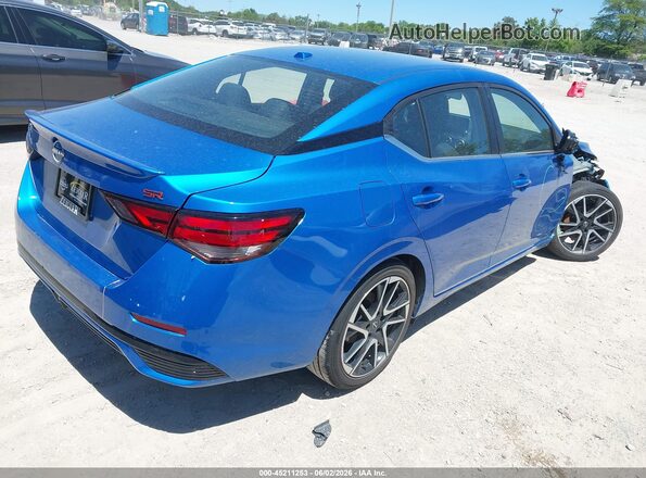 3N1AB8DV0SY206773 2025 NISSAN SENTRA Blue Задня права чверть