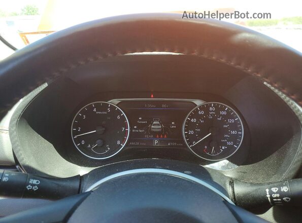 3N1AB8DV1MY262983 2021 NISSAN SENTRA Orange Vista del cuadro de instrumentos