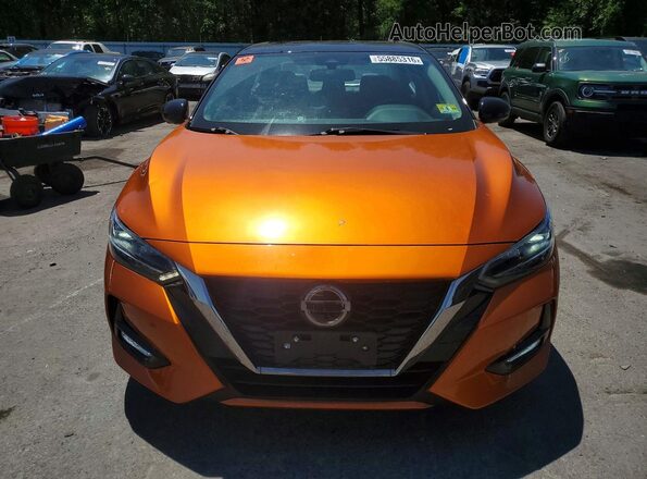 3N1AB8DV1MY262983 2021 NISSAN SENTRA Orange Vista frontal
