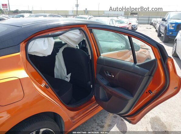 3N1AB8DV1NY236451 2022 NISSAN SENTRA Оранжевый Вид наклейки с VIN-кодом