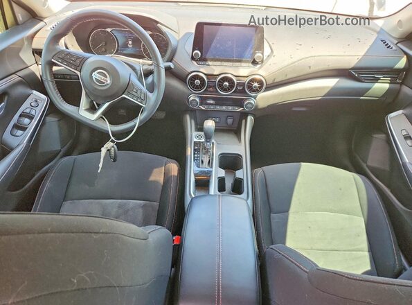3N1AB8DV1PY325083 2023 NISSAN SENTRA Black წინა პანელის ხედი