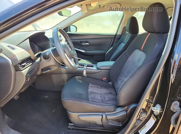 3N1AB8DV1PY325083 2023 NISSAN SENTRA Black წინა სალონის ხედი