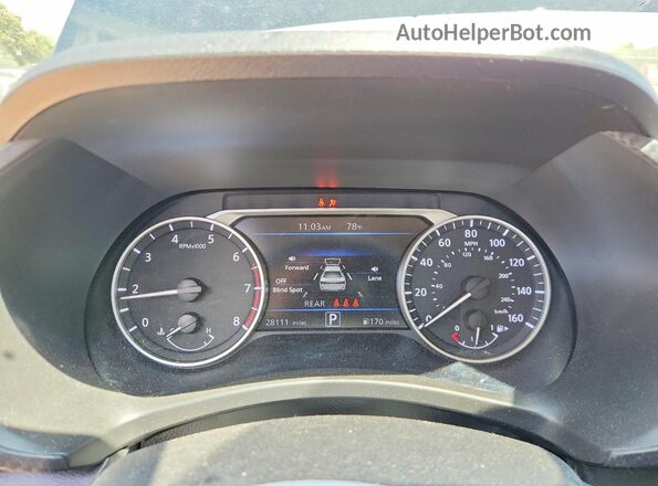 3N1AB8DV1PY325083 2023 NISSAN SENTRA Black ხელსაწყოთა პანელის ხედი