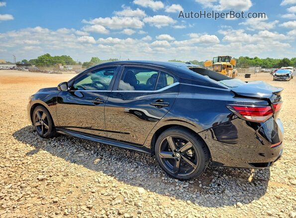 3N1AB8DV1PY325083 2023 NISSAN SENTRA Black უკანა მარცხენა