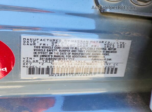 3N1AB8DV1RY211717 2024 NISSAN SENTRA Gray Widok komory silnika