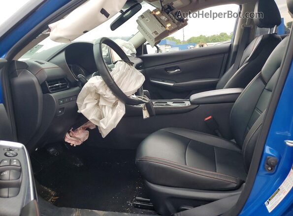 3N1AB8DV1RY380006 2024 NISSAN SENTRA Blue Widok wnętrza z przodu