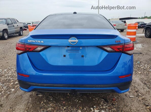 3N1AB8DV1RY380006 2024 NISSAN SENTRA Blue Widok z tyłu