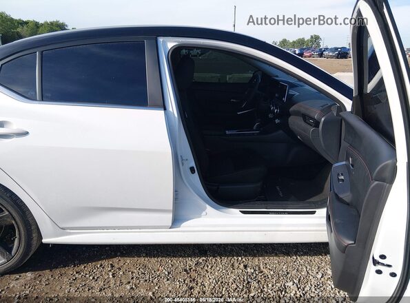3N1AB8DV1SY230175 2025 NISSAN SENTRA White წინა სალონის ხედი