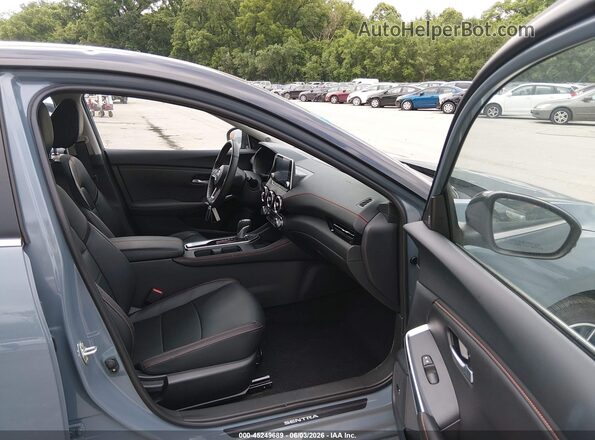 3N1AB8DV1SY418095 2025 NISSAN SENTRA Light Blue Widok wnętrza z przodu