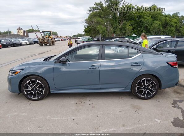 3N1AB8DV1SY418095 2025 NISSAN SENTRA Light Blue Widok wnętrza 360 stopni