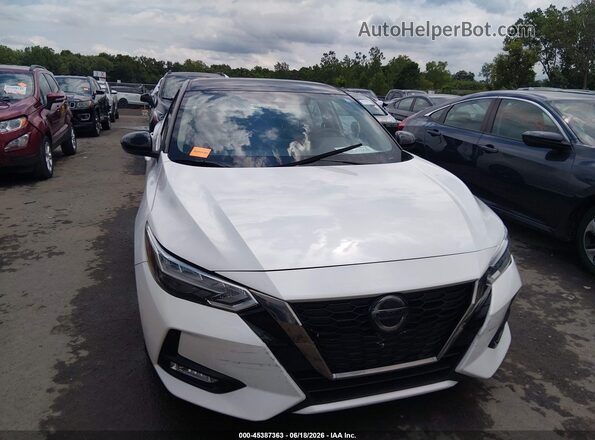 3N1AB8DV2MY204770 2021 NISSAN SENTRA White ხელსაწყოთა პანელის ხედი