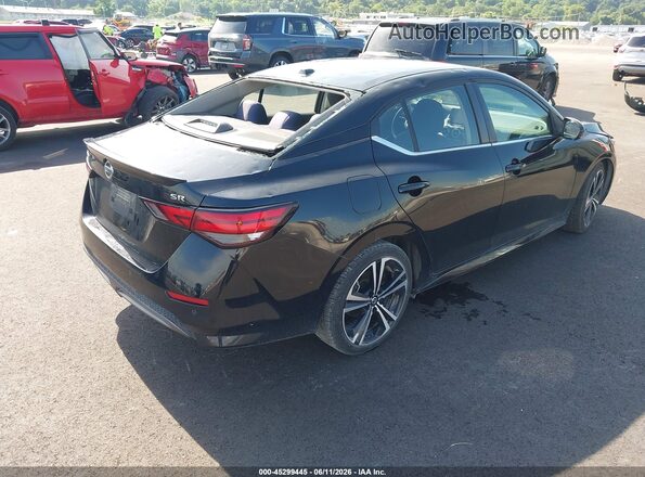 3N1AB8DV2MY206311 2021 NISSAN SENTRA Black უკანა მარჯვენა