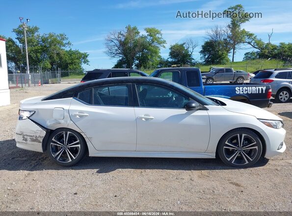 3N1AB8DV2MY293305 2021 NISSAN SENTRA White Rear interior view