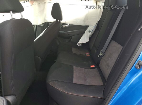 3N1AB8DV2MY319935 2021 NISSAN SENTRA Blue Vista de los asientos traseros