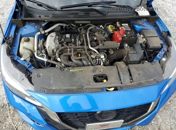 3N1AB8DV2MY319935 2021 NISSAN SENTRA Blue Vista interior trasera
