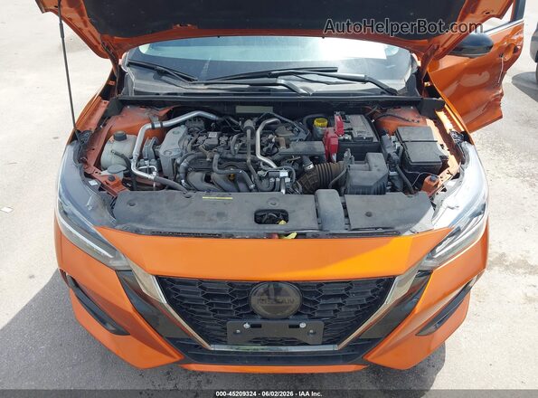 3N1AB8DV2NY207184 2022 NISSAN SENTRA Оранжевый Вид сзади