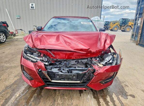 3N1AB8DV2NY308712 2022 NISSAN SENTRA Red Front view