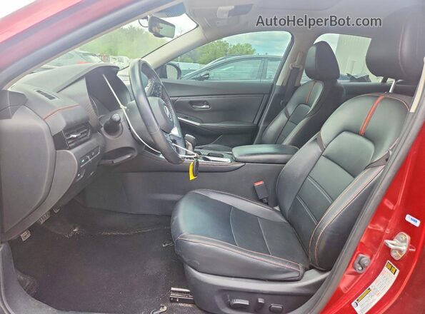 3N1AB8DV2NY308712 2022 NISSAN SENTRA Red Front interior view